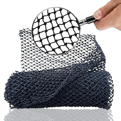 Holou African Net Sponge Authentic – Real Exfoliating Net Sponge with Knots for a Deep Clean – Body Wash Cloth for Smooth Skin, Back Scrubbing, Daily Shower Routine & Traditional Bathing