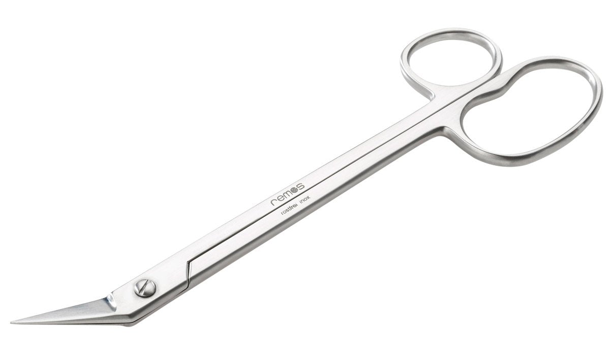 remos professional body care REMOS Toenail Scissors with Angled tip Made of Stainless Steel - 18 cm