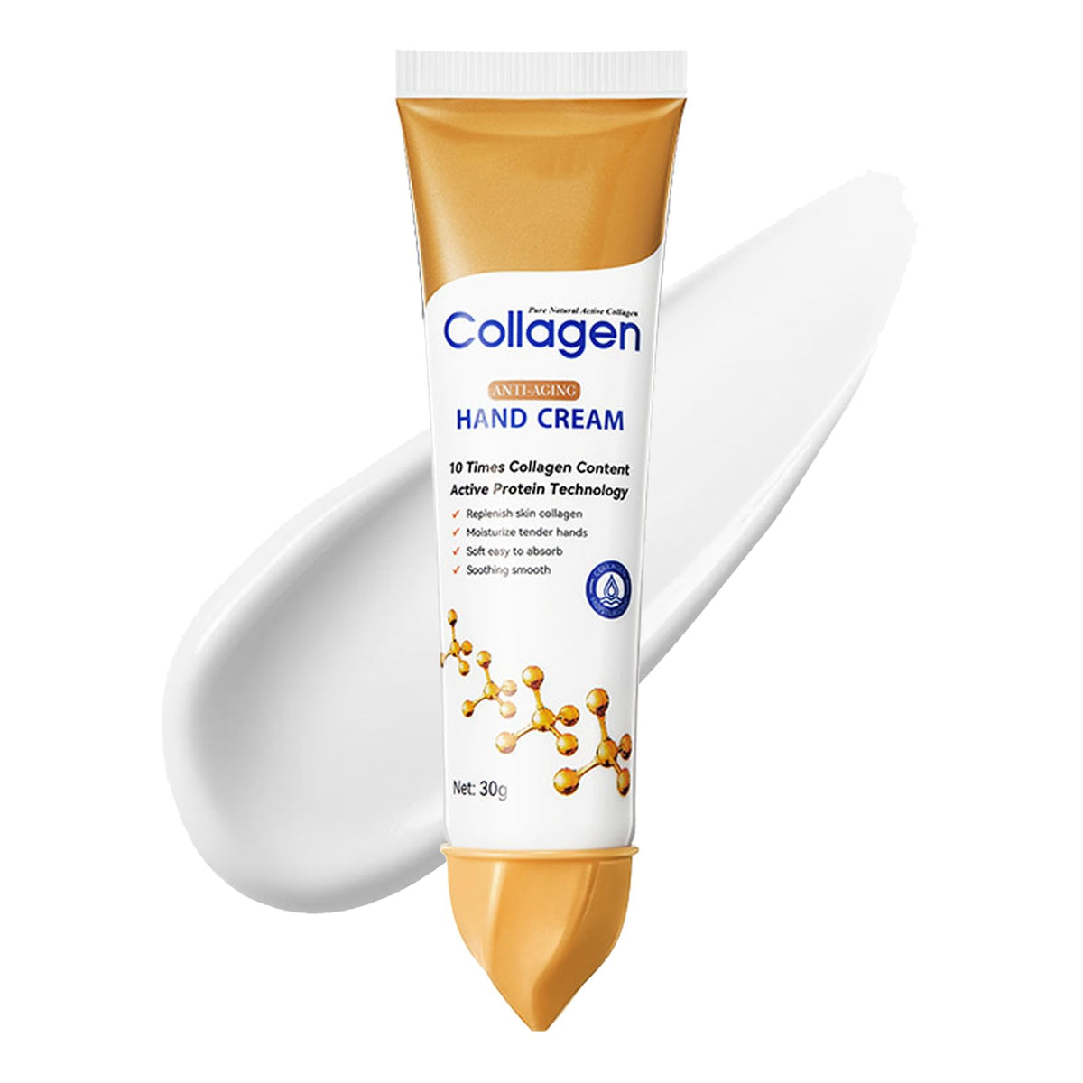 MINSHZEE Collagen-Hand Creams, Dry Skin Repair Products, Softening, Nourishing, Anti-Drying, Rejuvenating & Moisturising, Collagen Anti-Wrinkle Hand Cream, Hand Skin Care Products.