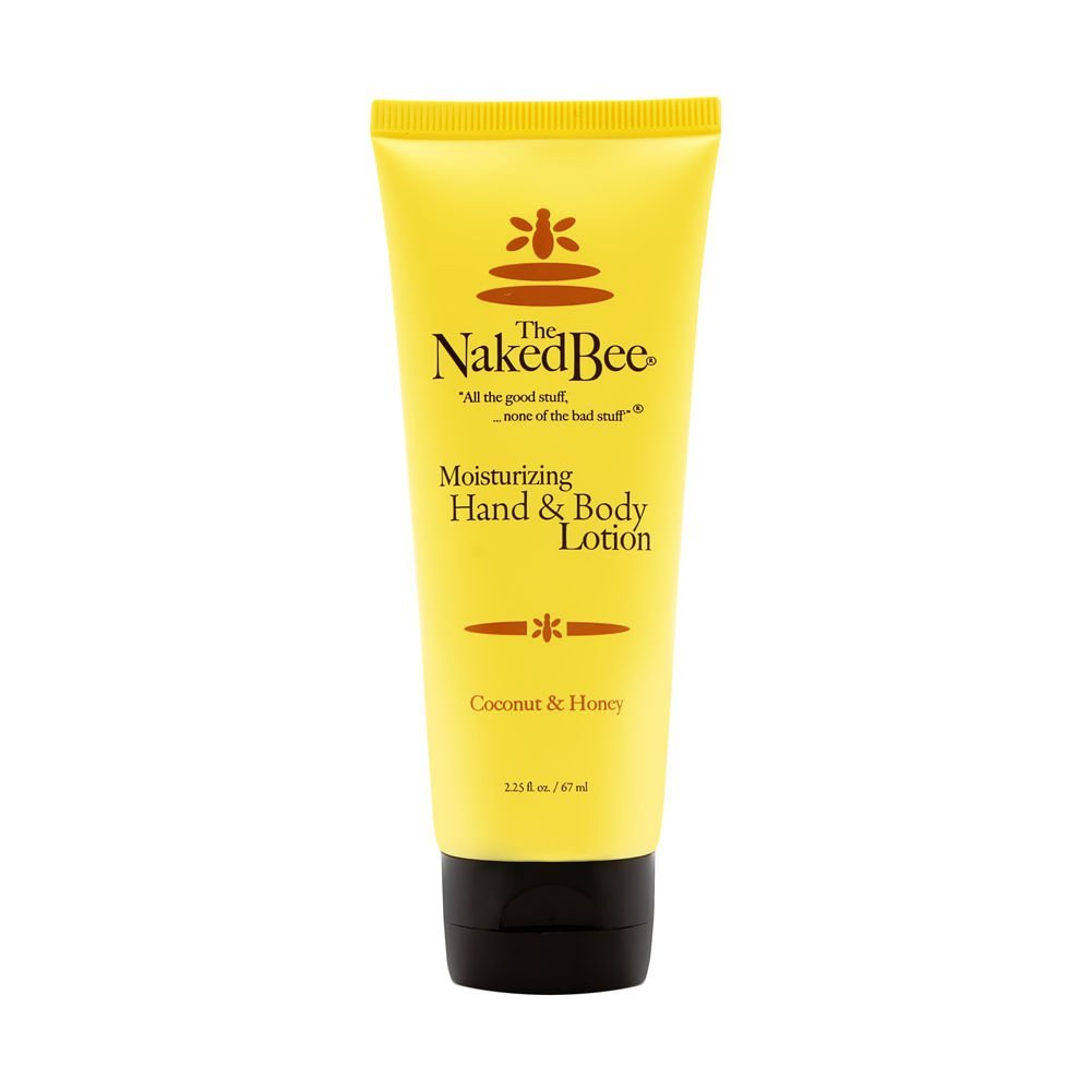The Naked Bee Coconut & Honey Hand & Body Lotion 2.25oz. Moisturising Skin Care. Hand & Body Lotion for Dry Skin. Body Skin Care & Hand Moisturiser. Hydrating Hand Care & Body Care Moisturiser.