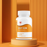 Gut Eze: 30 Capsules - Vegetarian Gut Health Microbiome Based Probiotic Dietary Supplement by Good Vitamin Company
