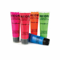 Stargazer Neon UV-Reactive Wash Out Hair Colour, Super Vibrant Colour, Orange