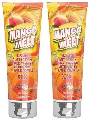 2 X FIESTA SUN MANGO MELT 236ML SUNBED LOTION TANNING CREAM by PBI