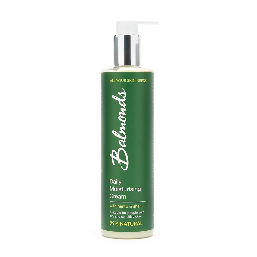 Balmonds Daily Moisturising Cream 300ml - Moisturiser for Dry or Sensitive Skin. Natural Emollient Cream for Face, Body and Hands