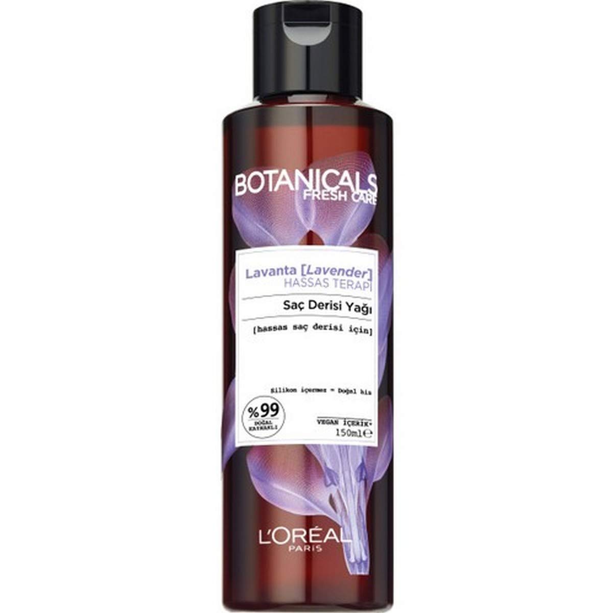 L'Oreal Paris L'Oreal Botanicals Lavender Sensitive Hair & Scalp Vegan Pre Shampoo Oil 150ml (Packaging May Vary)