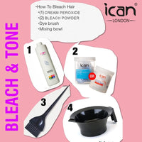 ICAN LONDON PROFESSIONAL SALON FORMULA RAPID BLUE BLEACHING POWDER 80G