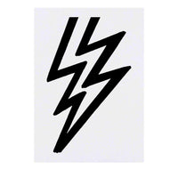 Azeeda Large 'Lightning Bolt' Temporary Tattoo (TO00017140)