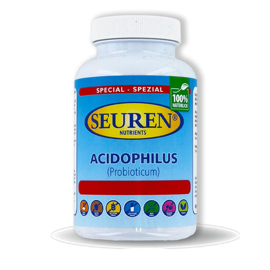 Seuren Nutrients | Acidophilus intestinal Conditioner 200 Capsules Probioticum Gluten Free | Lactose Free | Sugar Free 100% Natural