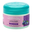 Sulayla Beauty Blueberry Edge Control Extra Hold, 150 grams, for Sleek Smooth Styles, with Jojoba Oil, Ginger Extract, Castor Oil, Biotin, Coconut Oil & Honey Extract