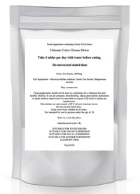 Generic Colon Cleanse Vegan Detox Aid for Gut Health, Digestion Aid, Supports Bowel Function, Constipation Relief and Bloating - 30 Tablets (1 Month Supply)