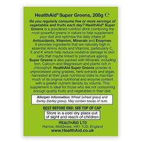 HealthAid SuperGreens Powder, 200 g, Green