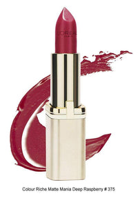 L'Oreal Paris Color Riche Lipstick 375 Deep Raspberry 5g