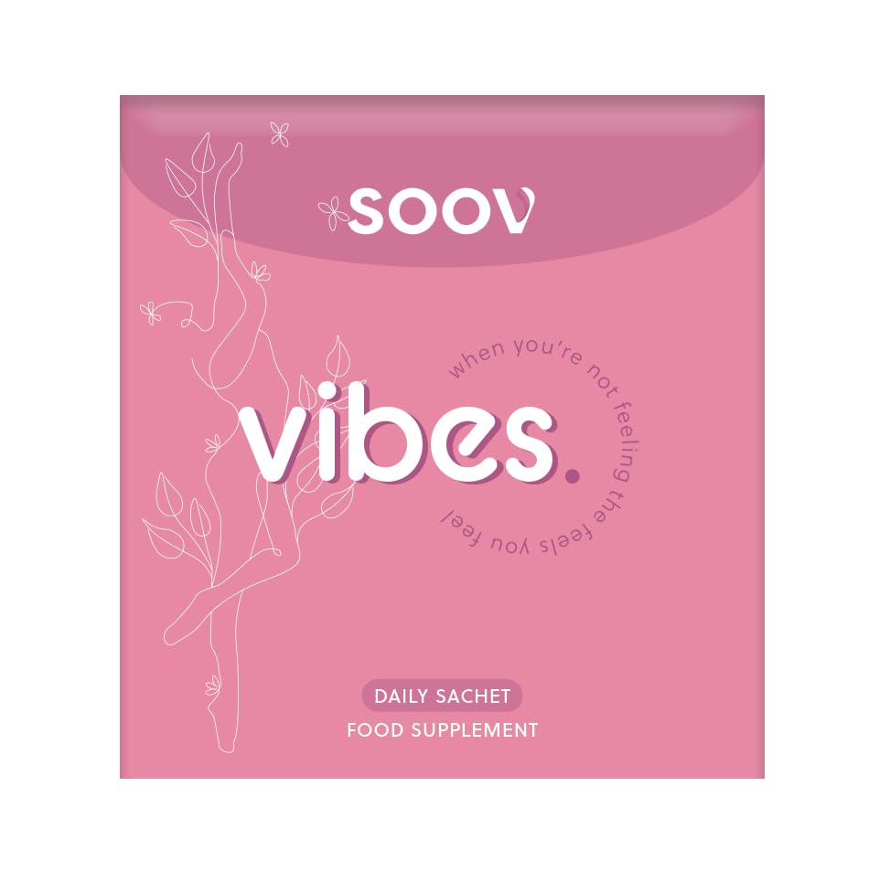 Vibes by Soov | When You're Not Feeling The Feels | 7-Day Period Supplement (5 Capsules a Day) | G&G Vitamins