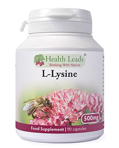 Health Leads ...Working With Nature L-Lysine 500mg x 90 Capsules (No Magnesium Stearate)