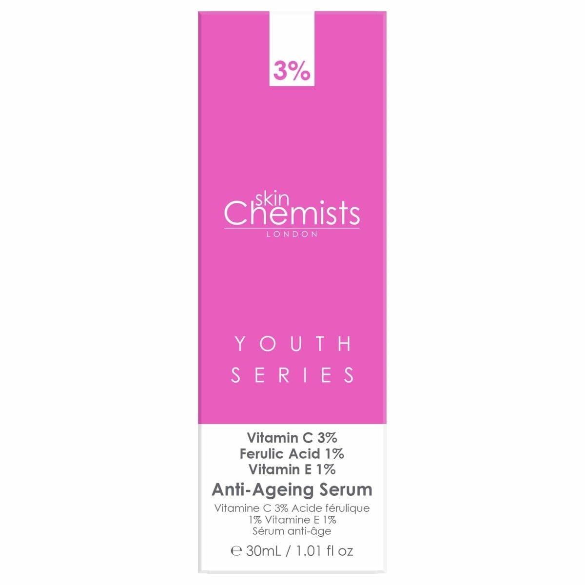 skinChemists Skin Chemists Anti-Ageing - Vitamin C 3%, Ferulic Acid 1%, Vitamin E 1%