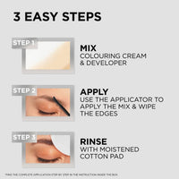 L'Oreal Paris L'Oréal Paris, Semi-Permanent Eyebrow Tint, Lasts up to 5 Weeks, Visible Results in 5 Minutes, Up to 10 Uses, Ammonia Free, Brow colour, Shade: 7.0 Dark Blonde