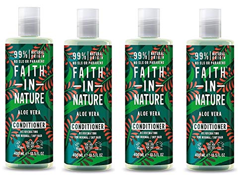 FAITH IN NATURE Faith In Nature | Aloe Vera Conditioner | 4 X 400Ml