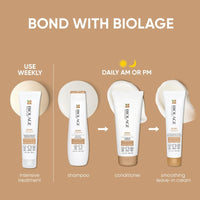 Biolage, Bond Therapy, Fortifying Conditioner, For All Hair Types, Detangles & Strengthens, Enriched with Coconut Oil & Citric Acid, 200 ml