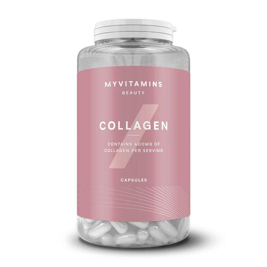 MyVitamins Myprotein Collagen Capsules – Hydrolyzed Collagen Peptides – 400mg Bovine Collagen per Capsule – Joint, Skin & Hair Support – Collagen Supplements for Women & Men – 90 Capsules (3 Month Supply)