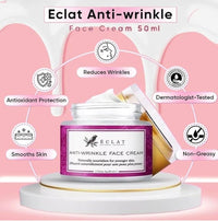 The EQ-Eclat Anti-Wrinkle Cream | Hydrates & Rejuvenation | Anti-Ageing Antioxidants | Smooths Wrinkles | Nourishes Younger Skin | Vitamin C Moisturizer| Non-Greasy Formula | 50ml