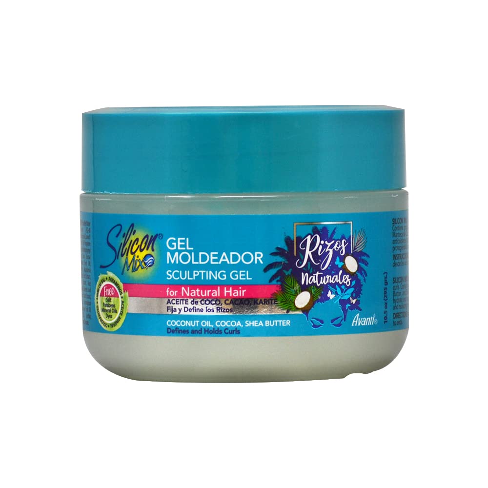 Silicon Mix – Natural Curls Sculpting Gel – Unisex – 10.5 oz (295 g) – Define, Hold & Nourish Natural Curls Without Crunch