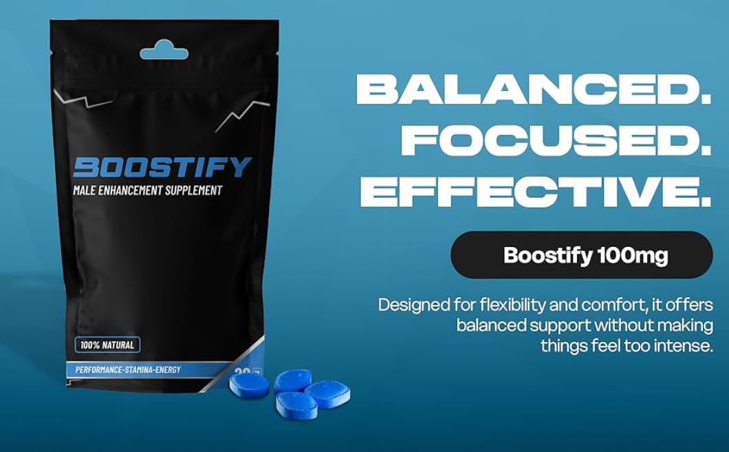 boostify Boostify™ 10 Tablets | Fast Effect 100% Herbal Food Supplement | Fast Acting | Ginseng | Energy and Stamina Support