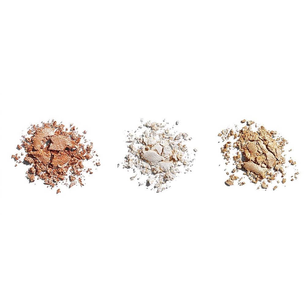 Revolution Beauty London Revolution Pro, Supreme, Highlighter, Face Palette, Gold, 3 Shades, 11.1g