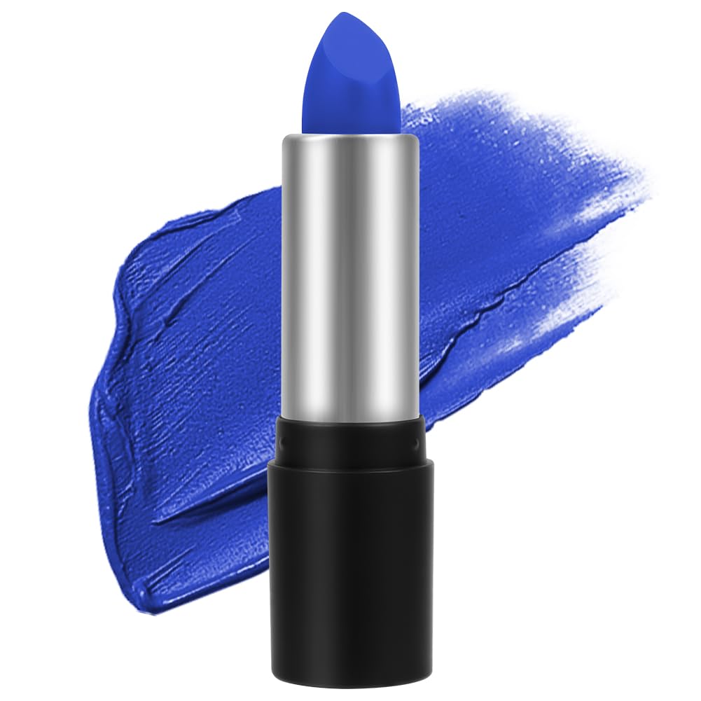 LOPHE Face Paint Stick, Blue Eye Body Paint Stick for Softball Football Baseball Lacrosse, Non Toxic Makeup Stick for Adults Kids Halloween Cosplay, Sport Oil-based Painting Stick