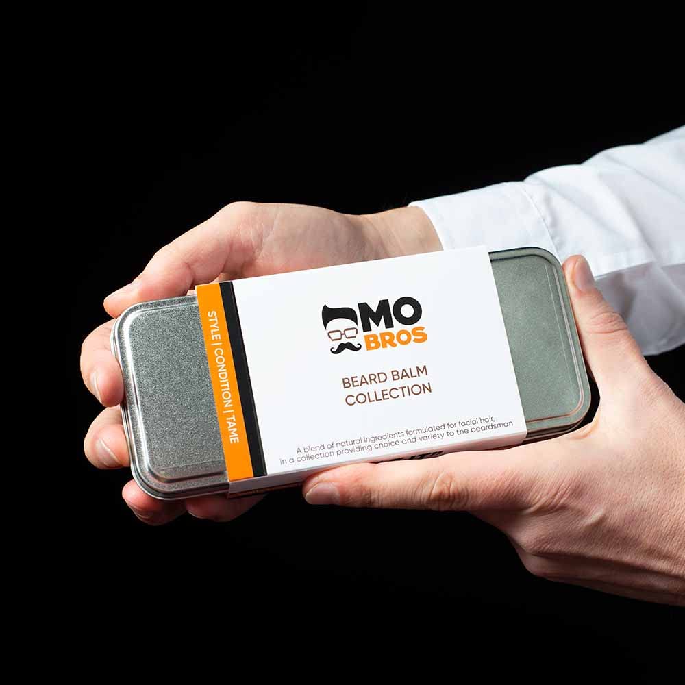 MO BRO'S Beard Balm Collection | Perfect Gifts for Men | Ideal Present for Him, Dad, Boyfriend | 6 Luxury Scented Balms in a Set