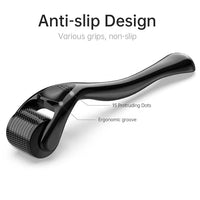 AUDUODUO Derma Roller 1.5mm SILVER Needles, ONLY for Professional Users, 540 Microneedle roller for Beard and Hair Growth, Anti-Aging Stretch Marks Scars