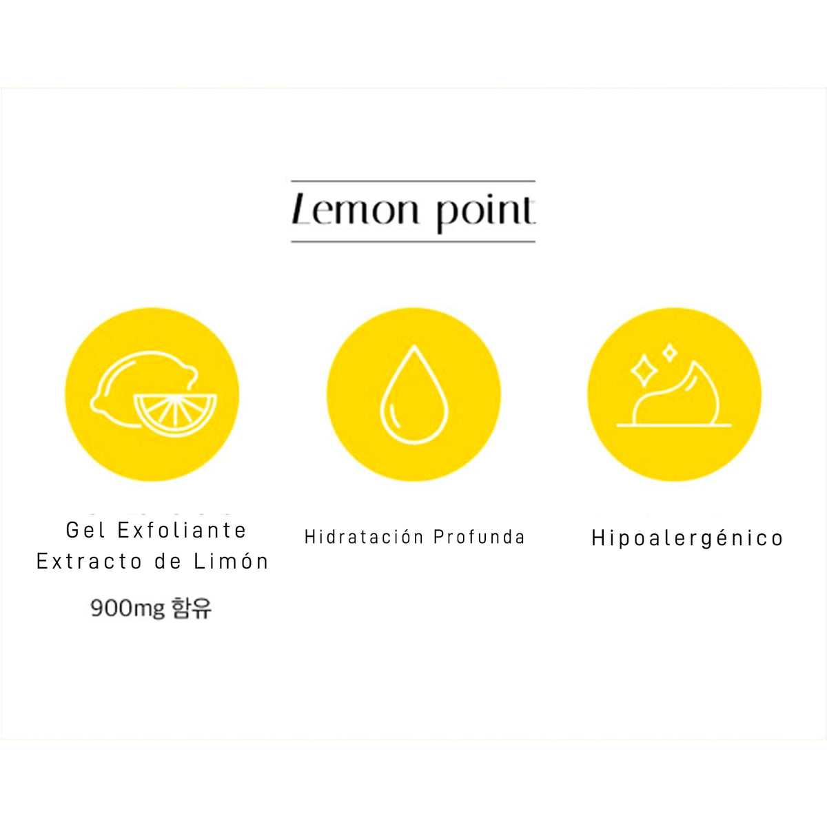 NITELUO Arrahan Lemon Peeling Gel 180Ml, Bright Skin, Clean Skin, Removes Dead Skin