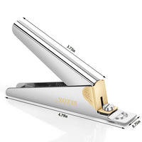 BEZOX False Nail Tip Clipper Cutter Trimmer Manicure Pedicure Nail Art Tool/Acrylic Nail Tips Edge Cutter - Stainless Steel