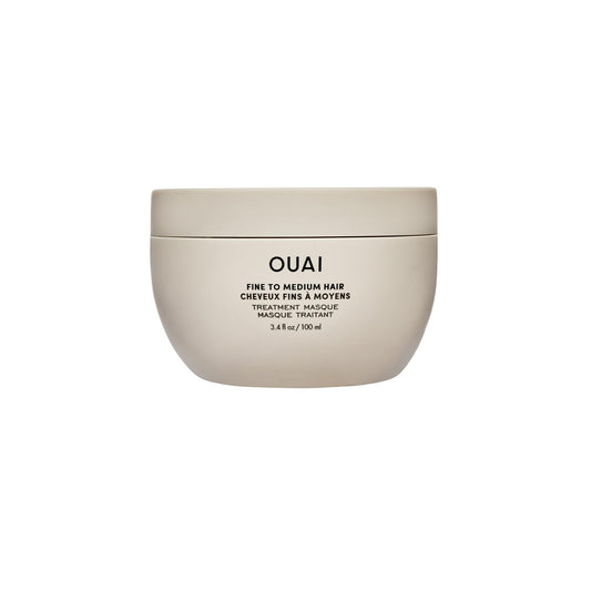 Ouai OUAI Fine to Medium Hair Treatment Masque Travel Size - Hair Mask for Hair Repair, Hydration and Shine - With Shea Butter, Keratin and Panthenol - Paraben, Phthalate and Sulfate Free Hair Care - 100ml