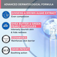 Uriage Roséliane Anti-Redness Rich Face Cream 50ml - Soothes, Hydrates, Reduces Redness of Dry Sensitive Skin - Long-Lasting Comfort & Proven Results - Day & Night - With Shea Butter & Ginseng