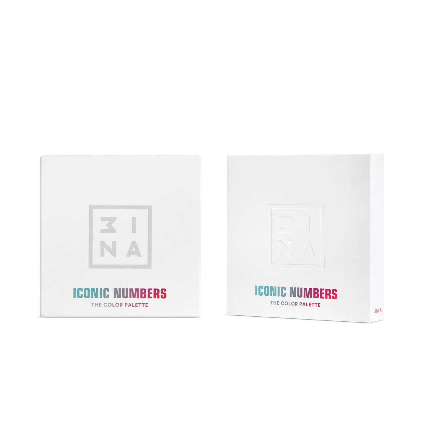 3INA MAKEUP - The Color Palette - Iconic Numbers - Multicolored Eyeshadow Palette with Buildable Longwearing Shades - Multicolour Eyeshadows with Satin Matte & Shimmer Finishes - Vegan - Cruelty Free