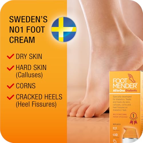 Footmender All in One Diabetic Foot Cream, 150 ml