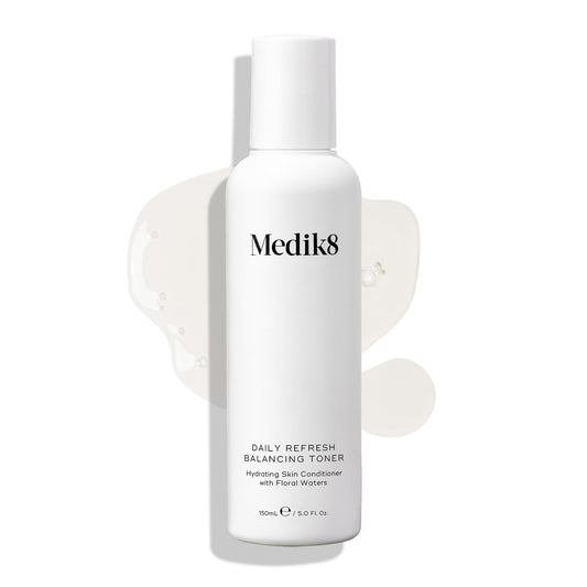 Medik8 Daily Refresh Balancing Toner Hydrating Skin Conditioner with Floral Waters, 150ml
