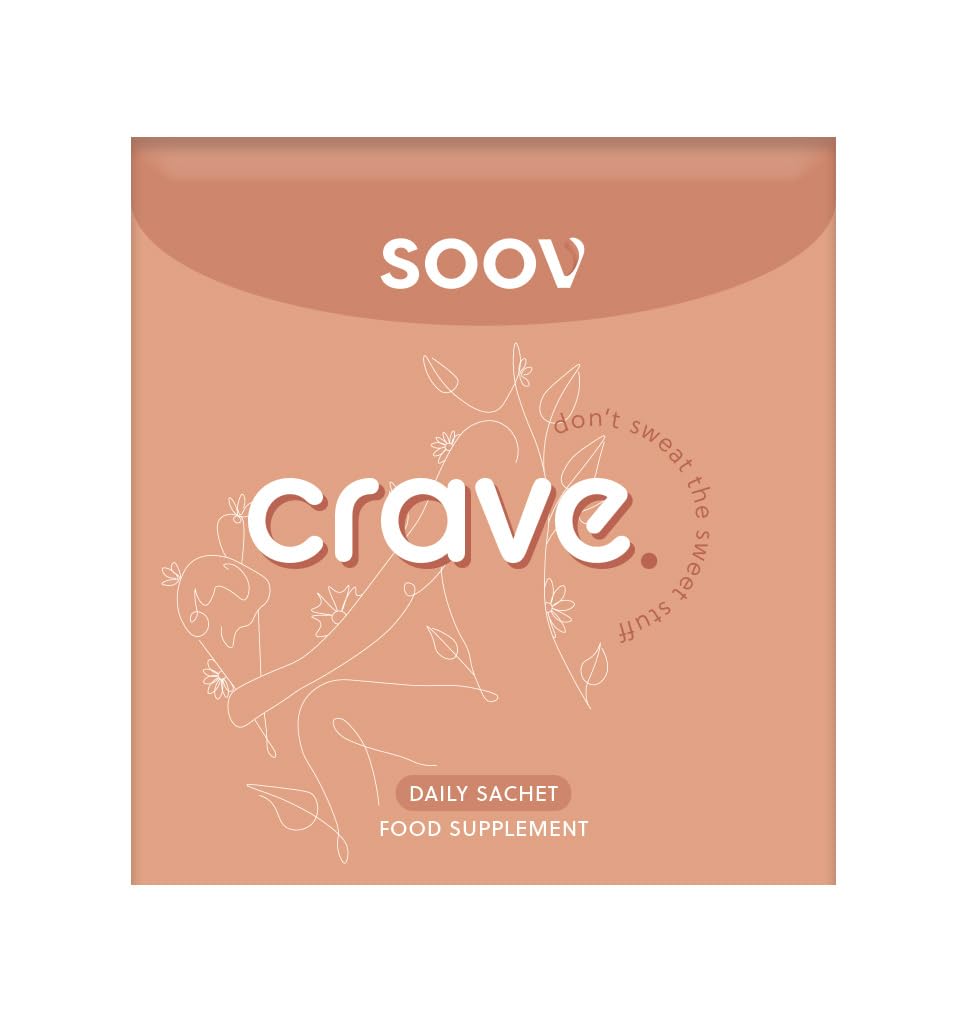 Crave by Soov | Don't Sweat The Sweet Stuff | 7-Day Period Supplement (2 Capsules a Day) | G&G Vitamins