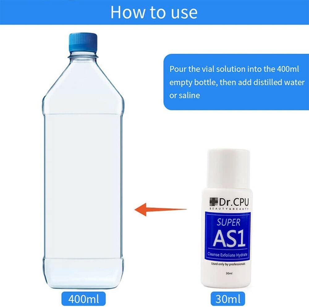zefulr 3Pcs/set 30ml Per Bottle Serum Aqua Peel Solution Concentrated Solution For Hydra Facial Skincare Face Dermabrasion Machine