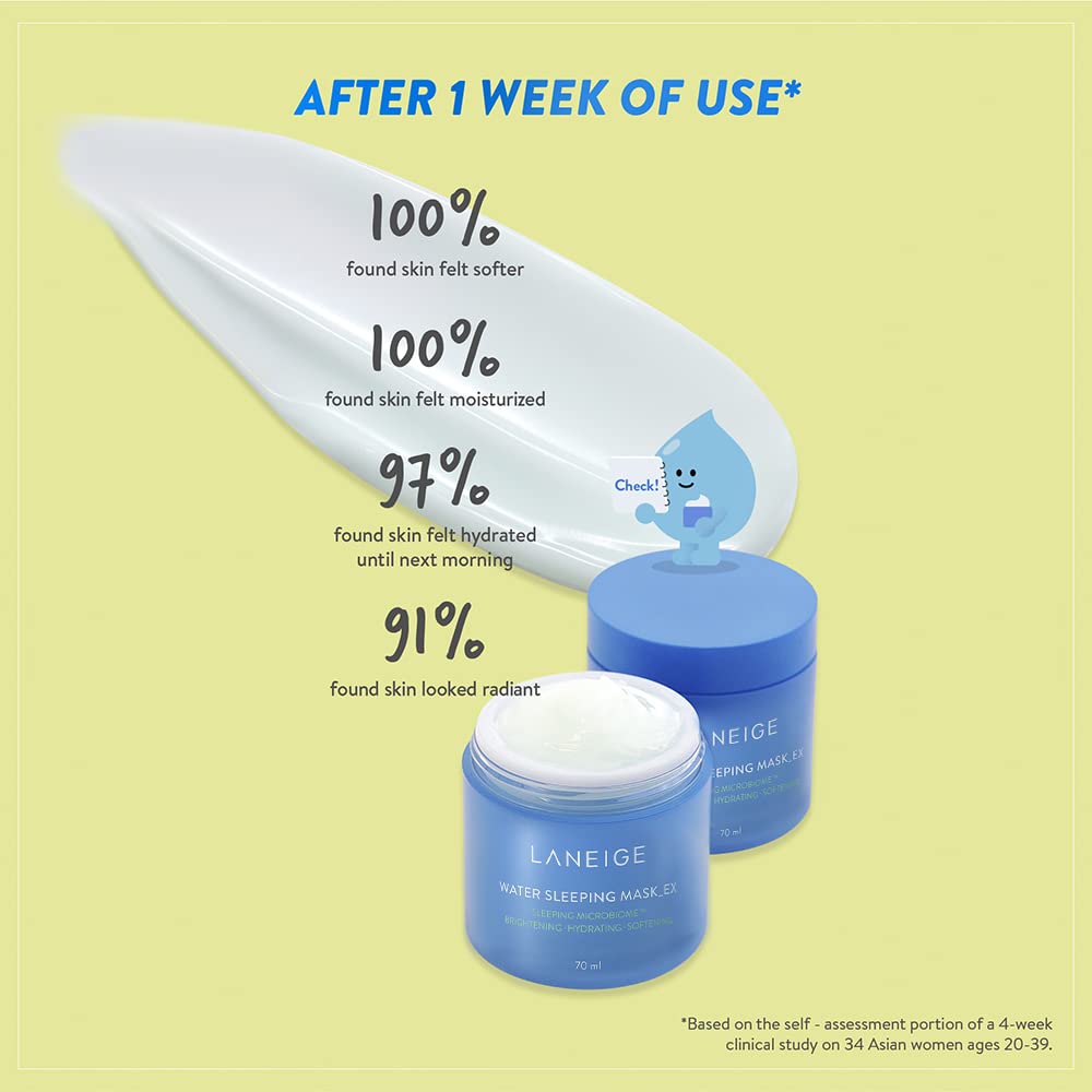 Laneige Water Sleeping Mask Ex For Unisex 2.3 oz Mask