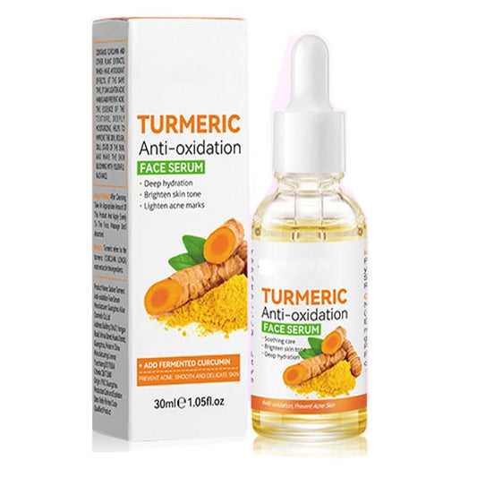 ZQUKAMZ Turmeric Anti-oxidation Serum, Turmeric Anti Oxidation Face Serum, Turmeric Oil for Dark Spots, Turmeric Dark Spot Removal Correction Essence and Turmeric Moisturizing Facial Essence 30ML