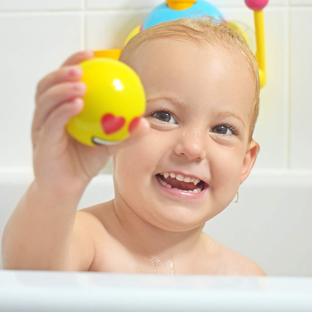 3 x Emoji Bath Bombs from Zimpli Kids, Create a Fizzing Bath Time Adventure Children’s Baff Bombz, Certified Biodegradable and Vegan Friendly Gift
