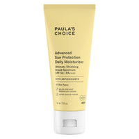 PAULA'S CHOICE Paula's Choice Advanced Sun Protection Daily Moisturiser SPF 50 | PA++++ | SPF 50 Face Moisturizer | No White Cast Sunscreen | Dewy & Healthy Glow | with Antioxidants | Normal to Dry Skin | 60 ml