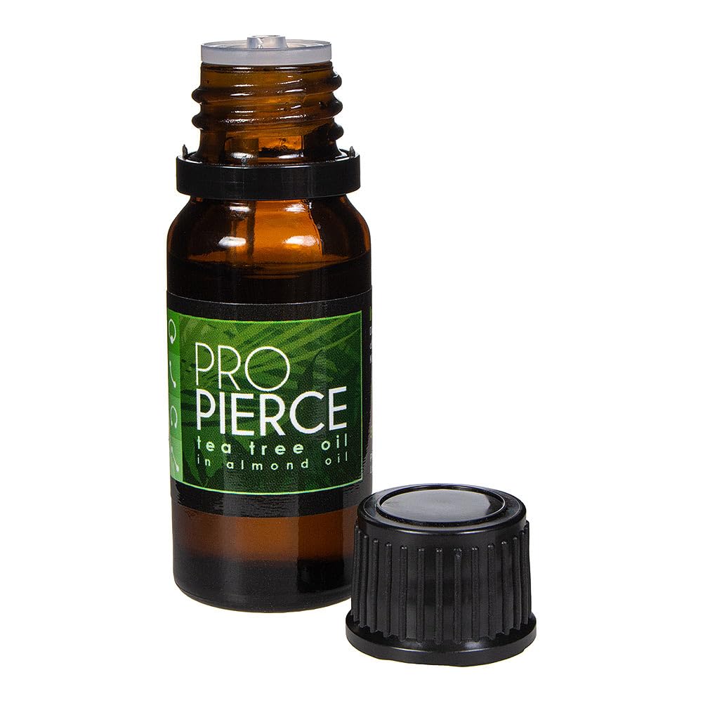 Blue Banana Tea Tree Oil in Almond Oil – 10ml, Piercing Aftercare, Antibacterial, Vegan