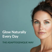 Adaptogenique Daily Radiance Face Serum with Vitamin C & Hyaluronic Acid. Hydrates, Brightens, & Fights Aging. Protects from Sun Damage. With Botanical Extracts, Adaptogens, and Nourishing Oils.