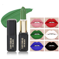 ZDHSOY Green Matte Lipstick for Halloween Gothic Cosplay Makeup, Non-Stick Cup Velvet Waterproof and Long Lasting Lip Gloss Matte Lipstick (Green 02)