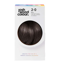 Josh Wood Colour Josh Wood Permanent Colour 2.0 (Black) - Celebrity-approved, ammonia-free hair dye - Leaves hair super shiny and hydrated with 100% grey coverage - Natural-looking and Vegan