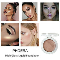 Phoera PHOERA SooGlow Cream Highlighter Long Lasting Waterproof Shimmer Blushers For Cheeks Make Up, Face Foundation Powder Contour Palette Skin Brightening Makeup aquapurity (108 SOLARIS, One Size)