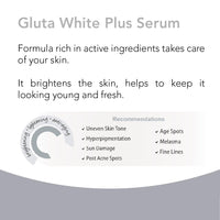 Novaclear Gluta White Plus Serum with Glutathione, Retinol and Vitamin C, for Skin Brightening/Reduce Wrinkle/Flawless Skin/Daily Care/Soft Skin/Natural Glow strong skin lightening properties.