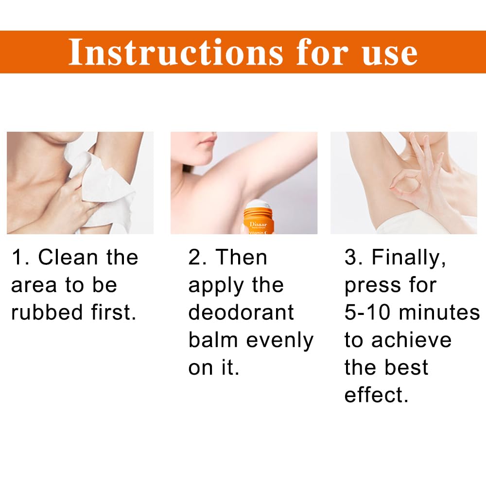 KUIRUNRX® Vitamin C Lightening Balm, Underarm Sweat Cream, Armpit Odor Cream, Corrector for Dark Spots, Brightens the Skin and Nourishes the Skin for Elbows (40G)